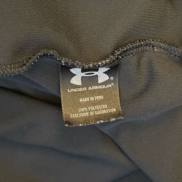 Under Armour Men's Short Sleeves Polo Shirt Size XL CoolBlack Black Yellow White - Picture 12 of 12